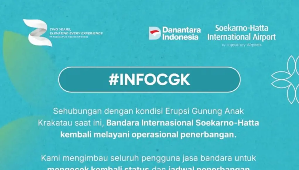 Bandara Soekarno-Hatta Kembali Beroperasi Pascaerupsi Bandara Soekarno-Hatta Kembali Beroperasi Pascaerupsi