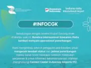 Bandara Soekarno-Hatta Kembali Beroperasi Pascaerupsi Bandara Soekarno-Hatta Kembali Beroperasi Pascaerupsi