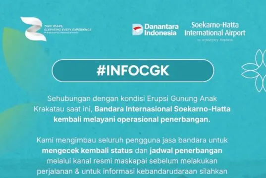 Bandara Soekarno-Hatta Kembali Beroperasi Pascaerupsi Bandara Soekarno-Hatta Kembali Beroperasi Pascaerupsi