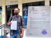 Jamaludin alias Bejo laporkan Kepala Desa Rahong Kecamatan Malingping ke Mapolres Lebak, dan tahap laporan ditindaklanjuti Mapolres pada Senin (28/09/2026).