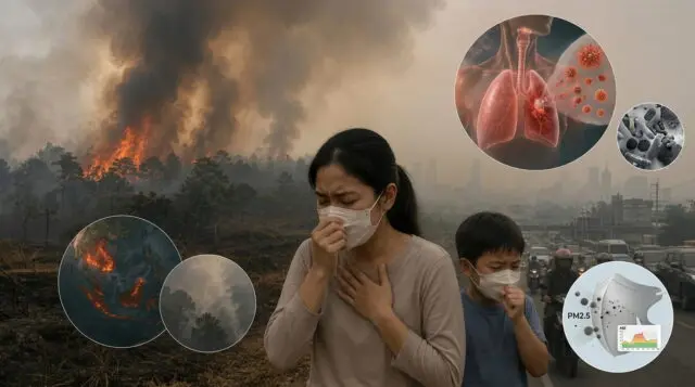 Dampak Kebakaran Hutan terhadap Kesehatan Manusia Dampak Kebakaran Hutan terhadap Kesehatan Manusia