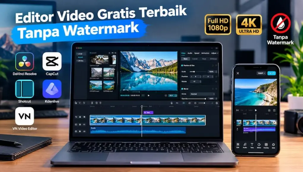 Editor Video Gratis Terbaik Tanpa Watermark Editor Video Gratis Terbaik Tanpa Watermark