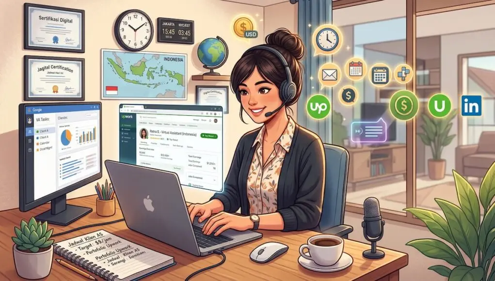 Gaji Virtual Assistant Pemula Luar Negeri Gaji Virtual Assistant Pemula Luar Negeri Panduan Tarif dan Strategi Karier Global