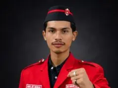 Ketua DPC GMNI Pandeglang periode 2026–2028, Abdul Aziz Zulfikar soroti kesejahteraan petani, pada Kamis (24/09/2026).