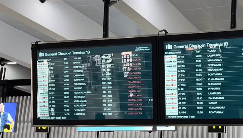 Imbas Erupsi Anak Krakatau Penutupan Bandara Soetta Resmi Diperpanjang Hingga 18.00 WIB