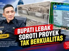 Bupati Lebak Soroti Proyek Tak Berkualitas, Ingatkan Pengusaha Tentang Sanksi Daftar Hitam Bupati Lebak Soroti Proyek Tak Berkualitas, Ingatkan Pengusaha Tentang Sanksi Daftar Hitam (Blacklist), pada Jum'at (30/10/2026).
