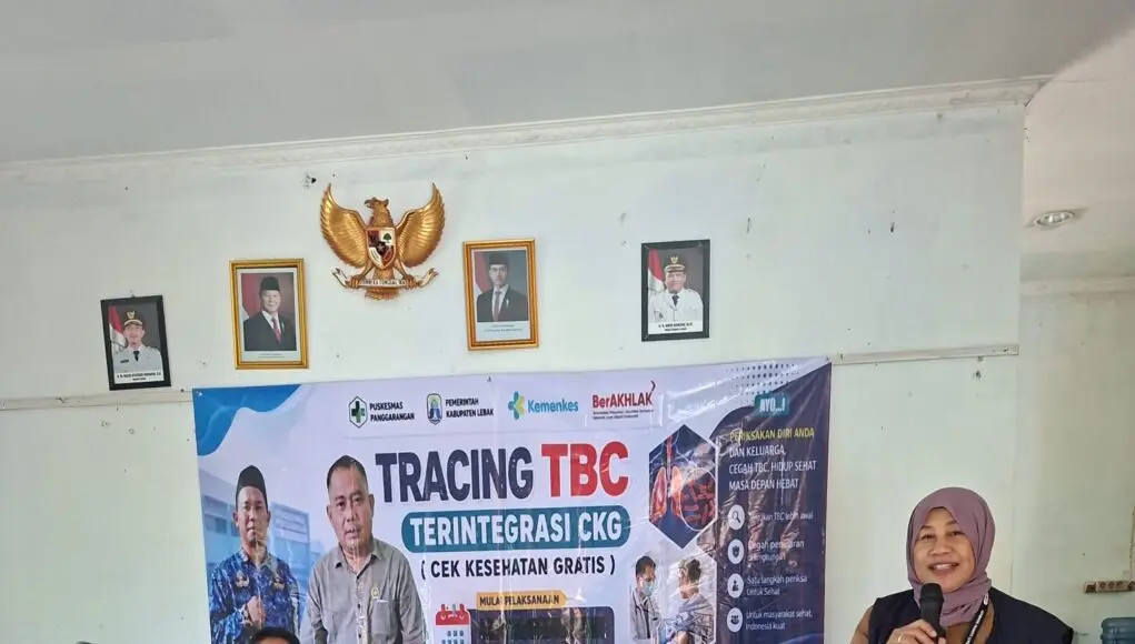 Tracking TBC Terintegrasi CKG di Panggarangan Dibanjiri Pendaftar, Capai 150 Orang Kegiatan Tracking TBC Terintegrasi dengan Cek Kesehatan Gratis (CKG) yang menyasar masyarakat di sejumlah desa, pada Selasa (6/10/2026).