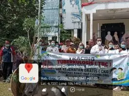 PKM Cigemblong gelar tracking TBC Terintegrasi CKG di Desa Cigemblong, Kecamatan Cigemblong, Kabupaten Lebak, pada Rabu (07/10/2026).
