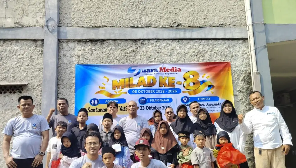 Bupati Hasbi Minta Juaramedia Kawal Aduan Warga, Pemerintah Harus Responsif Perayaan Milad ke 8 Tahun Juara Media, pada Jum'at (23/10/2026).