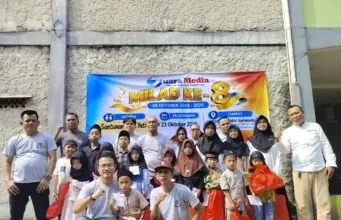 Perayaan Milad ke 8 Tahun Juara Media, pada Jum'at (23/10/2026).