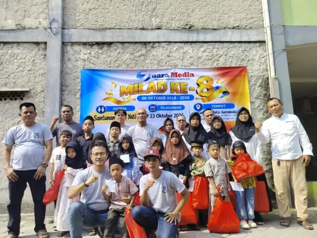 Perayaan Milad ke 8 Tahun Juara Media, pada Jum'at (23/10/2026).