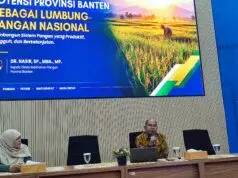 Dr. Nasir mengulas strategi membangun sistem pangan yang produktif, tangguh, dan berkelanjutan, pada Jum'at (23/10/2026).