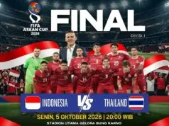 Indonesia vs Thailand di Final FIFA ASEAN Cup 2026